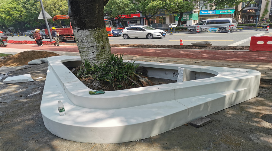 您的猶豫我的執著 飾紀上品GRC樹池為宜昌泵站前抉擇