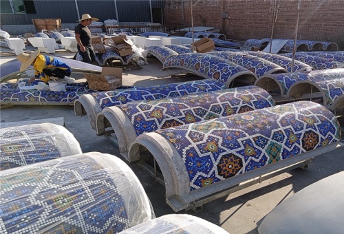 GRC構件馬賽克造型