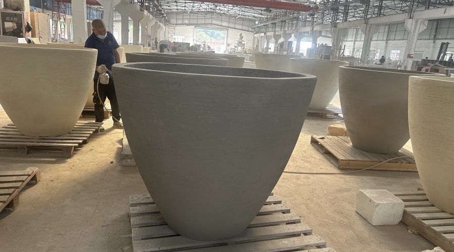 飾紀(jì)上品GRC廠家-出口GRC花盆花箱工程案例