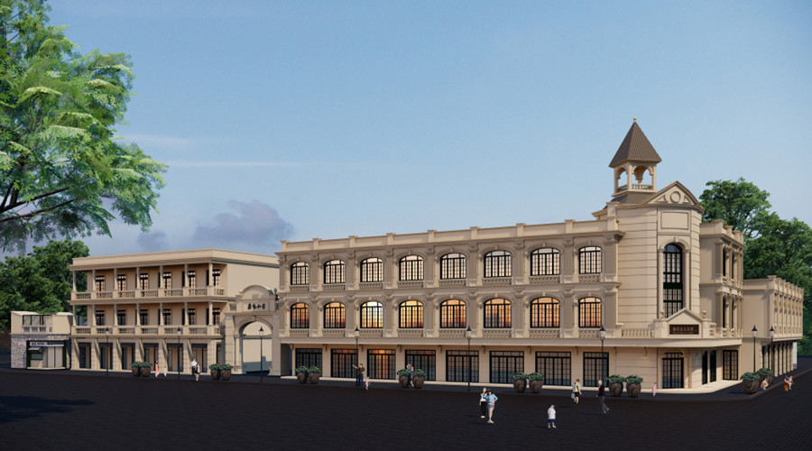 珠海唐家灣留學文化館GRC構件項目