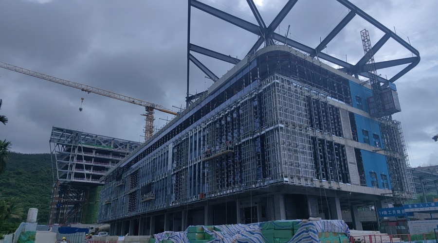 飾紀上品GRC廠家現場洽談共繪GRC幕墻板項目