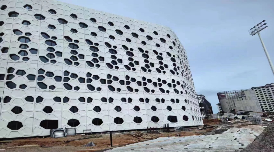 UHPC鏤空幕墻板 UHPC鏤空幕墻板