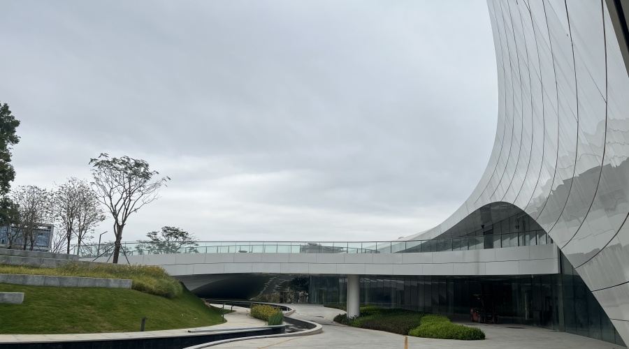 GRC幕墻板裝飾效果