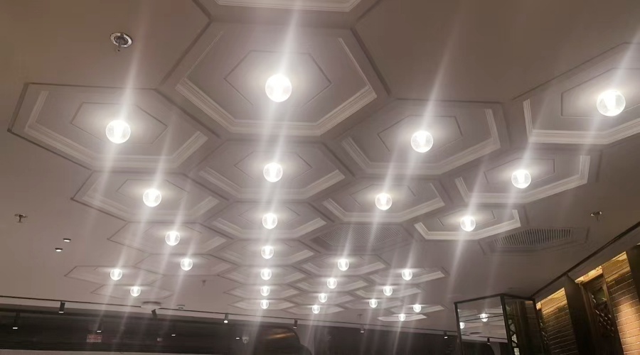 廣州酒家GRG異形吊頂工程