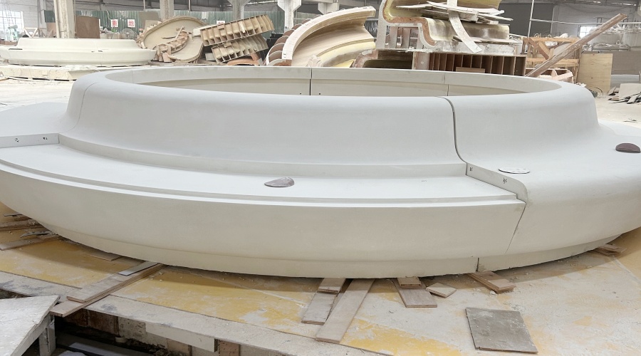 UHPC水磨石坐凳 UHPC水磨石坐凳