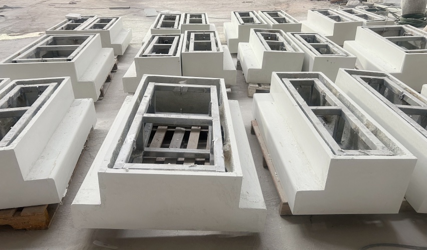 茂名那霍服務(wù)區(qū)GRC坐凳底座