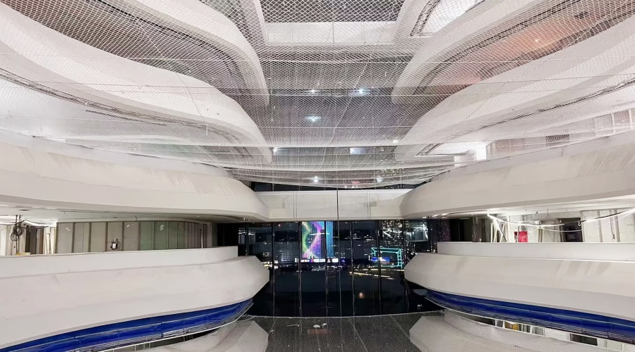 深圳國際交流中心GRG攔河造型工程 深圳國際交流中心GRG攔河造型工程