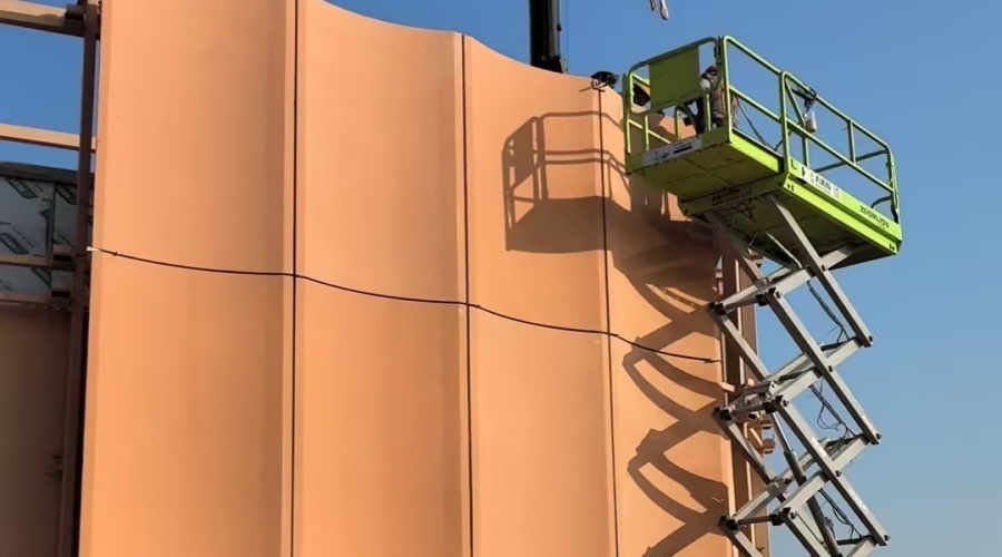 UHPC構(gòu)件施工現(xiàn)場