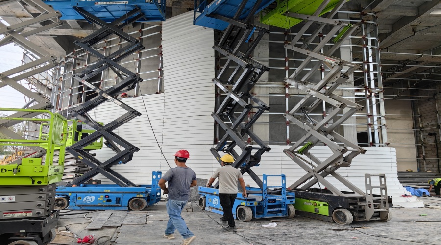 UHPC構件安裝現場