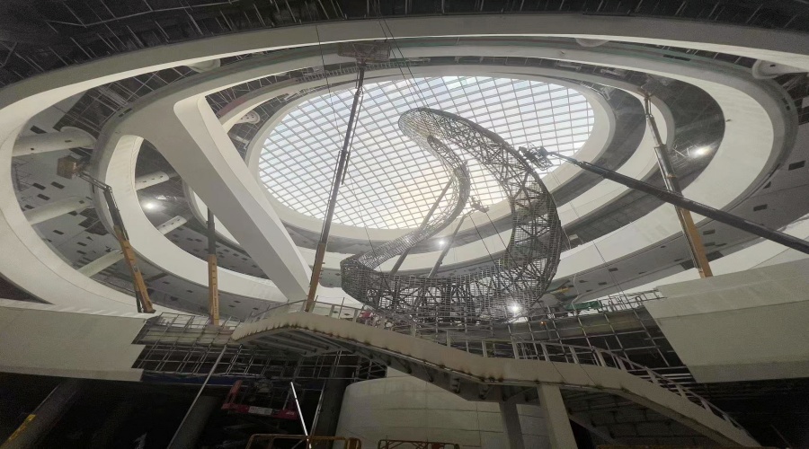 GRG構(gòu)件安裝現(xiàn)場